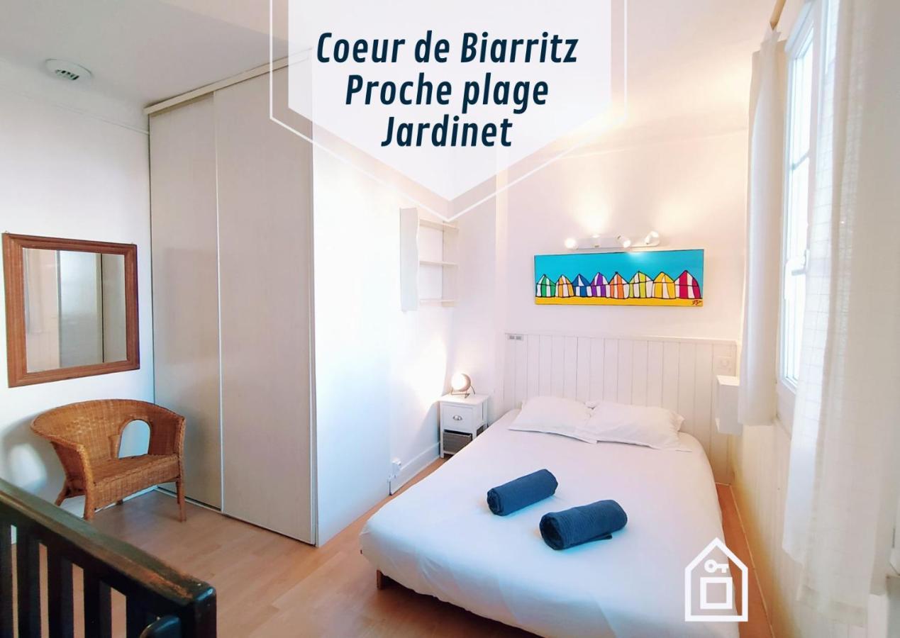 Lalanne Btz, Duplex Jardinet Pres De La Plage Biarritz Exterior photo