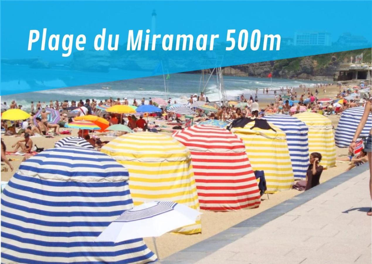 Lalanne Btz, Duplex Jardinet Pres De La Plage Biarritz Exterior photo
